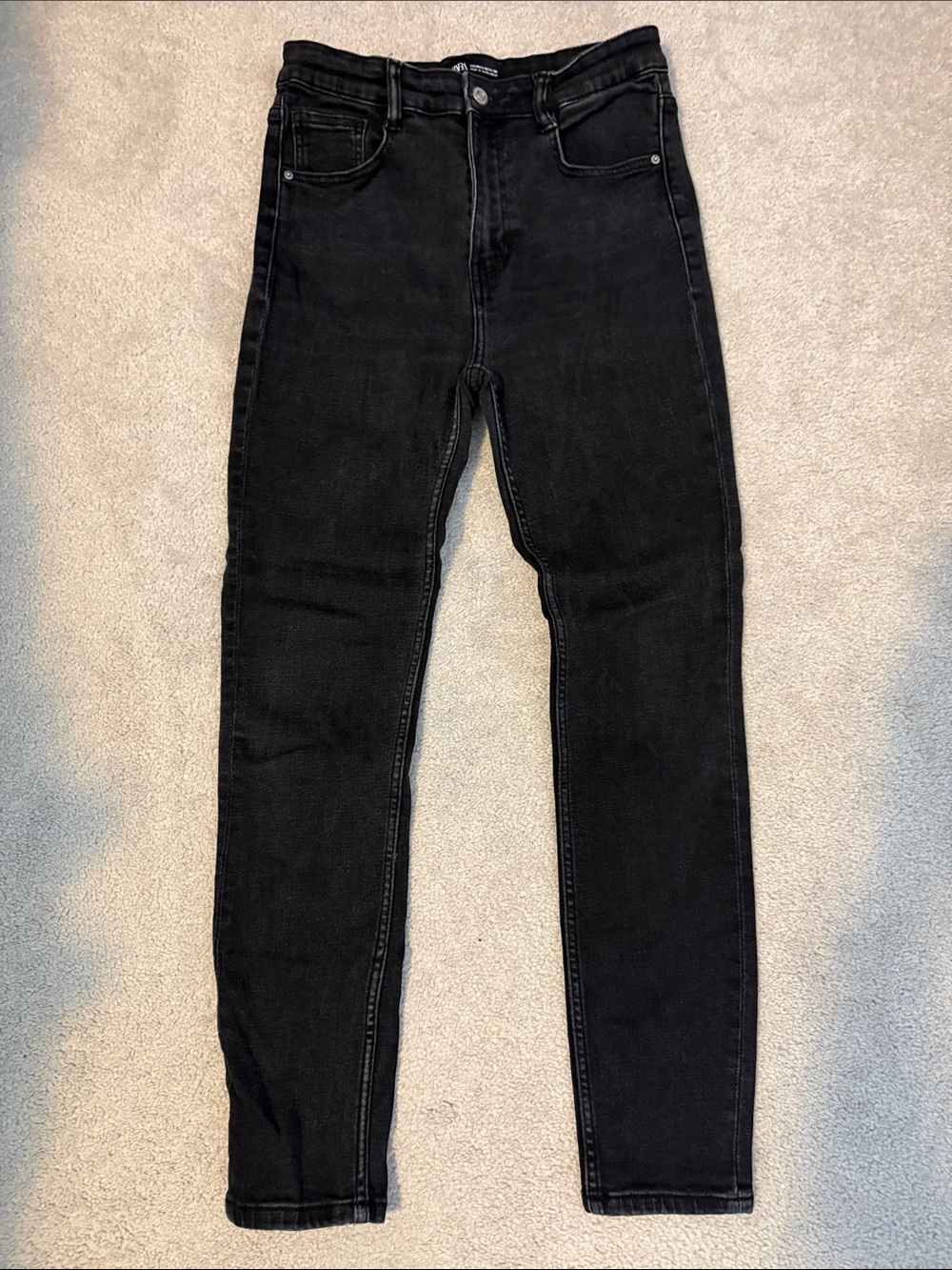 Zara 8 skinny jeans black